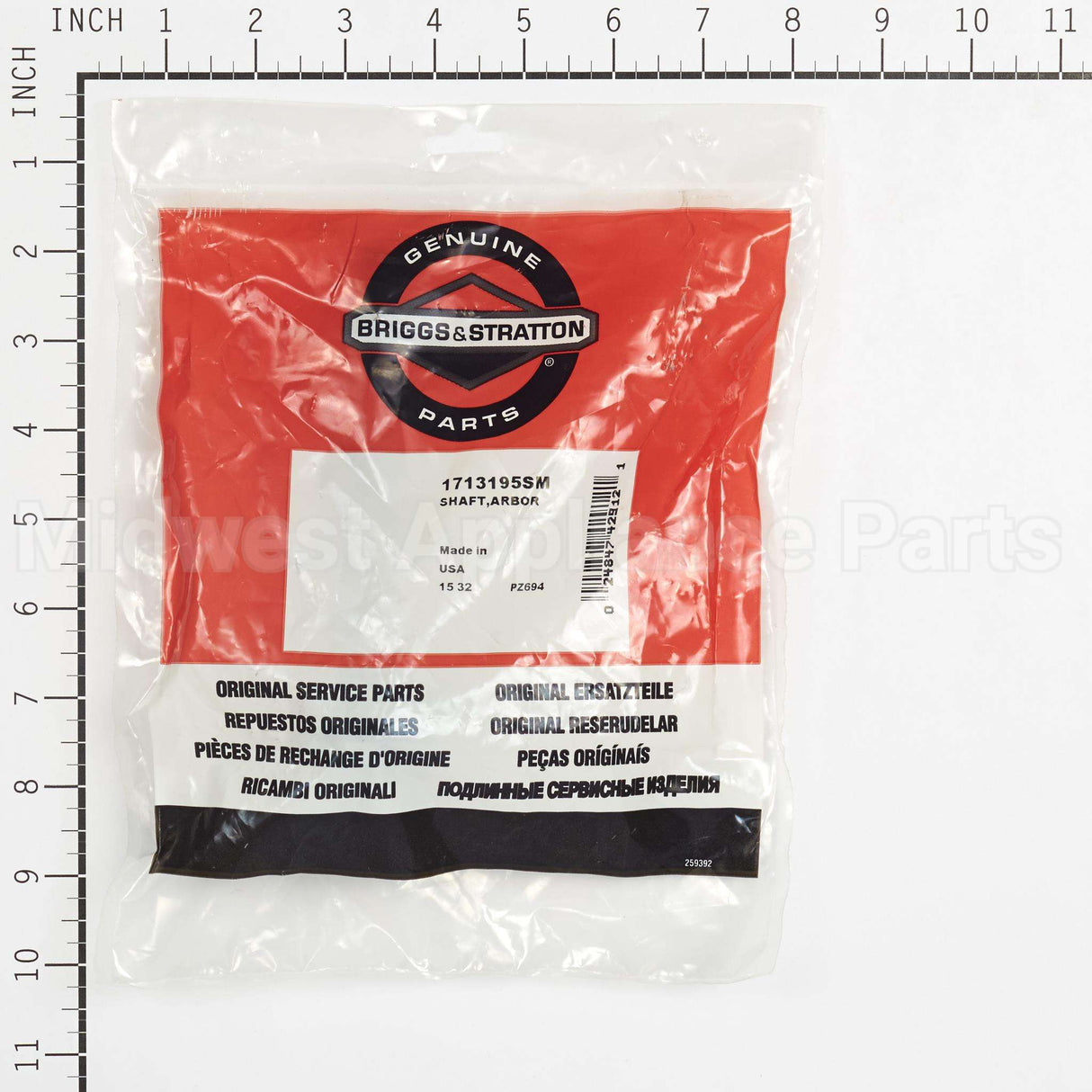 1713195SM Briggs & Stratton Shaftarbor