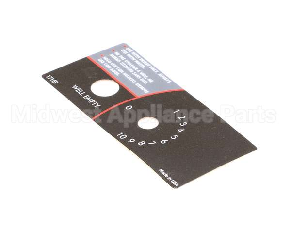 17169-1 Vollrath Label Control