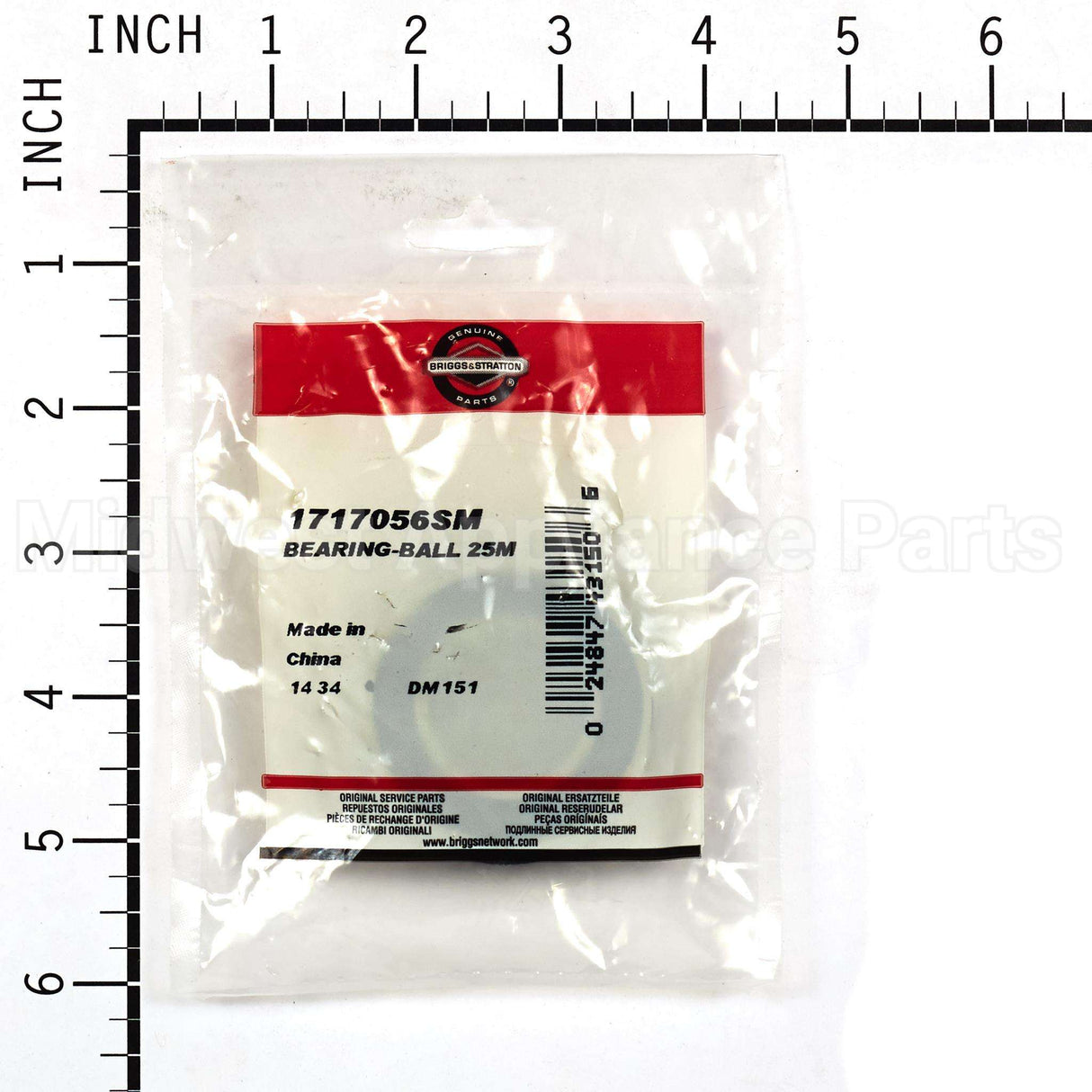 1717056SM Briggs & Stratton Bearing-Ball 25M