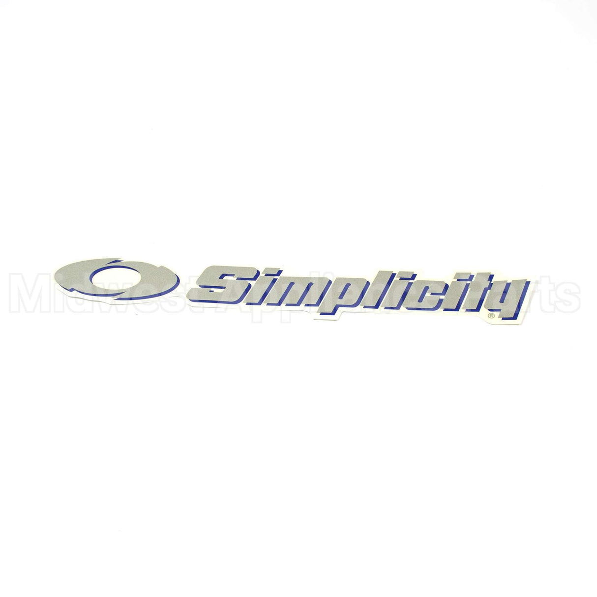 1722551SM Briggs & Stratton Decal-Simplicity Silv