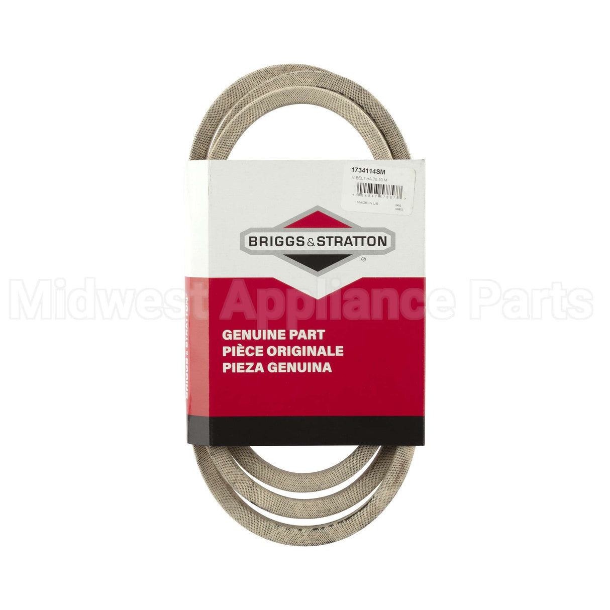 1734114SM Briggs & Stratton V-Belt Ha 70.10 M