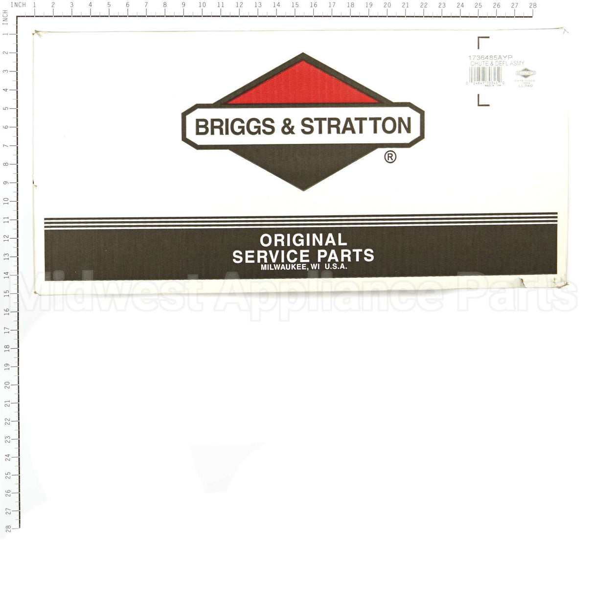 1736485AYP Briggs & Stratton Chute & Defl Asmy