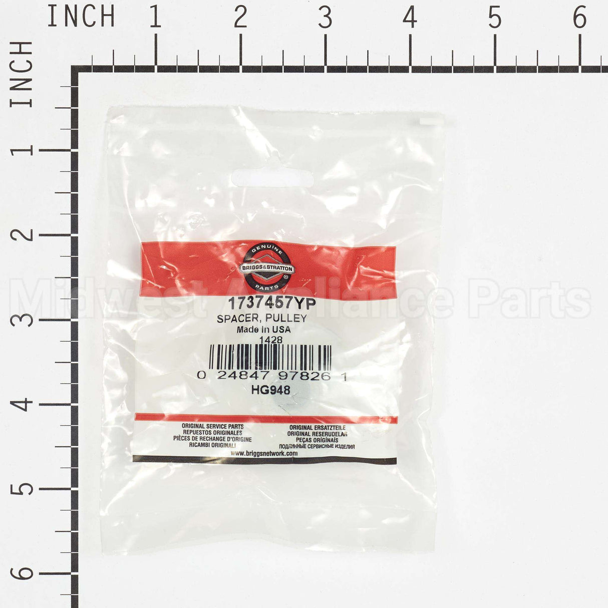 1737457YP Briggs & Stratton Spacer Pulley