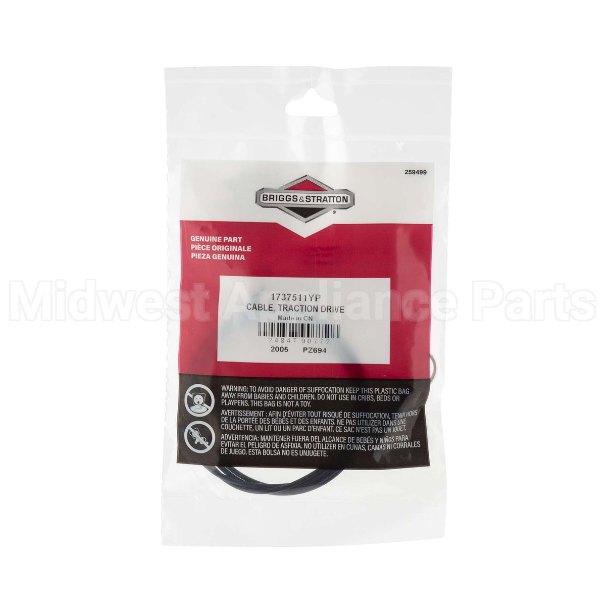 1737511YP Briggs & Stratton Cable Traction Drive
