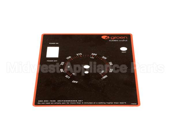 175044 Groen Overlay,Braising Pan, Man Tilt