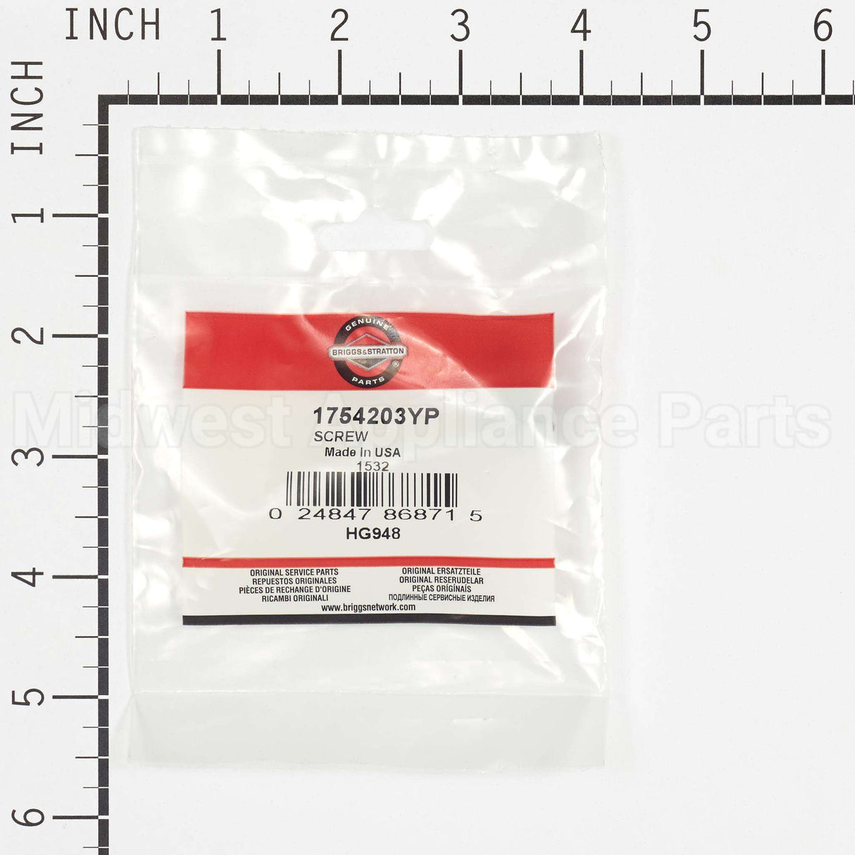 1754203YP Briggs & Stratton Screw