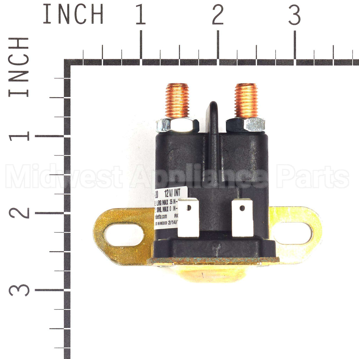1755381YP Briggs & Stratton Solenoid W/ L-Bracket