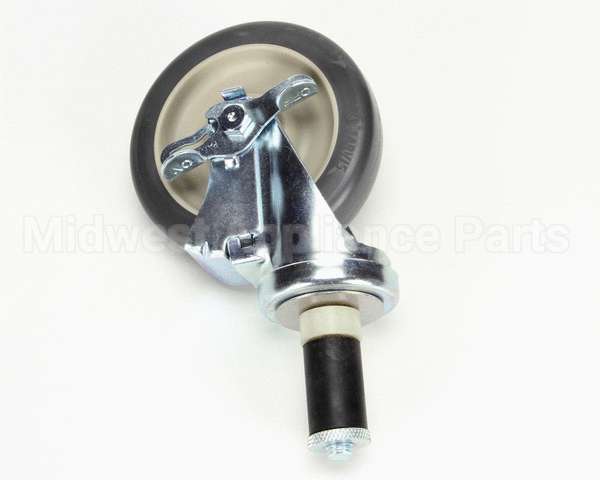 175562 Duke Caster, Stem With Brake 5X1-1/4 S