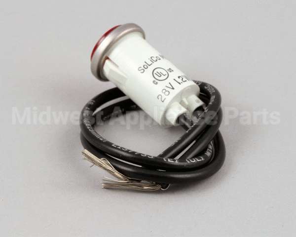 18091 Nieco Light, 1/2 Panel Mount, 28V, Red