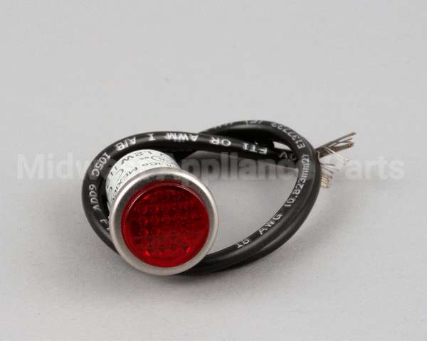 18091 Nieco Light, 1/2 Panel Mount, 28V, Red