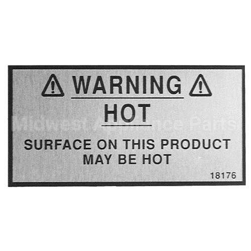 18176 Compatible Henny Penny Hp Warning Decal