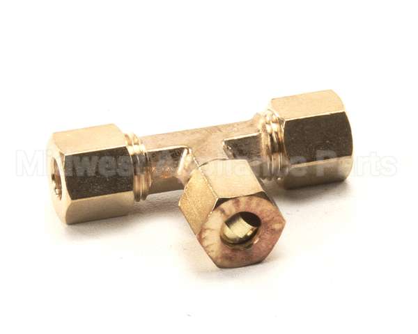 1823100000 Jade Tee, 1/4 X 1/4 X 1/4 Comp Brss