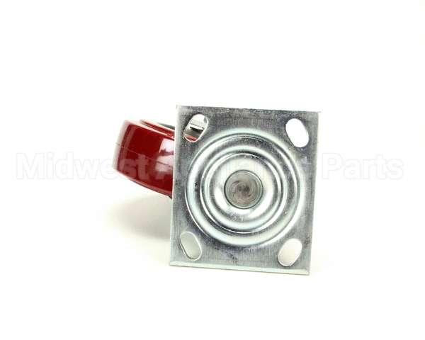 18301-6214 Carter Hoffmann 6" Swivel Red Poly -Cw-