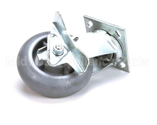 18301-6435 Carter Hoffmann 6" Grey Swivel W/Brk Rubb