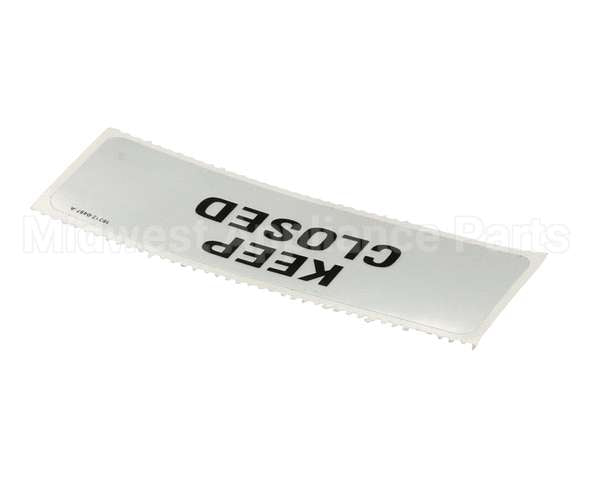 18312-0497 Carter Hoffmann Keep Closed Decal