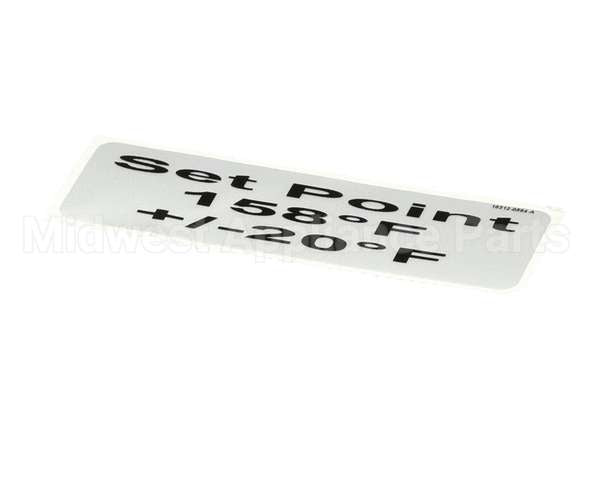 18312-0554 Carter Hoffmann Decal, 158 +/-15 Deg F