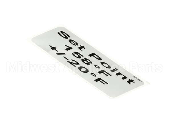 18312-0554 Carter Hoffmann Decal, 158 +/-15 Deg F