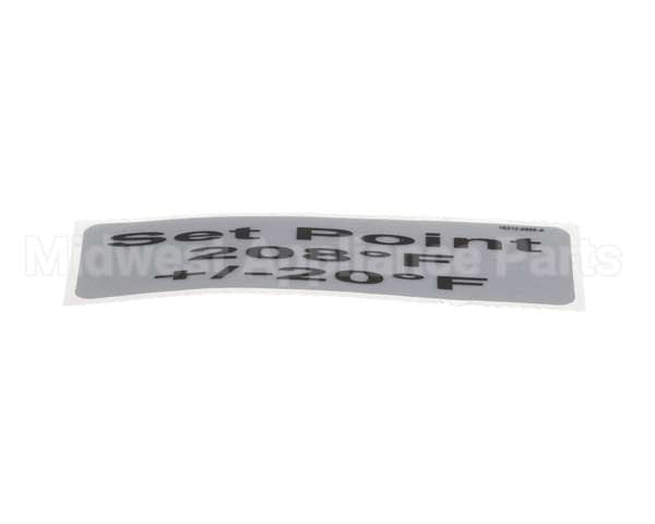18312-0555 Carter Hoffmann Decal, 208 +/-15 Deg F