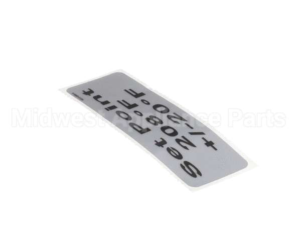18312-0555 Carter Hoffmann Decal, 208 +/-15 Deg F