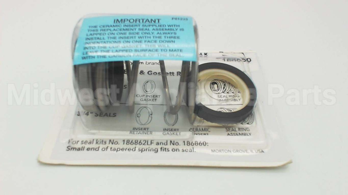 186860 Xylem-Bell & Gossett Seal Kit,1 1/4"Id,All Iron