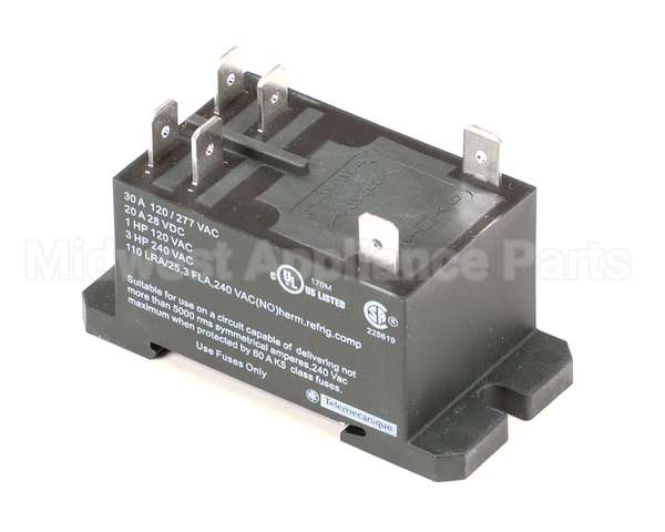 19003558 Franke Relay, 30A/24Vdc Dpst Plug-In