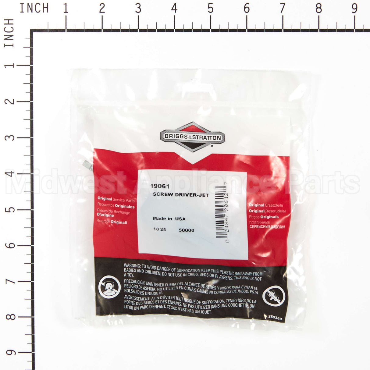 19061 Briggs & Stratton Screw Driver-Jet