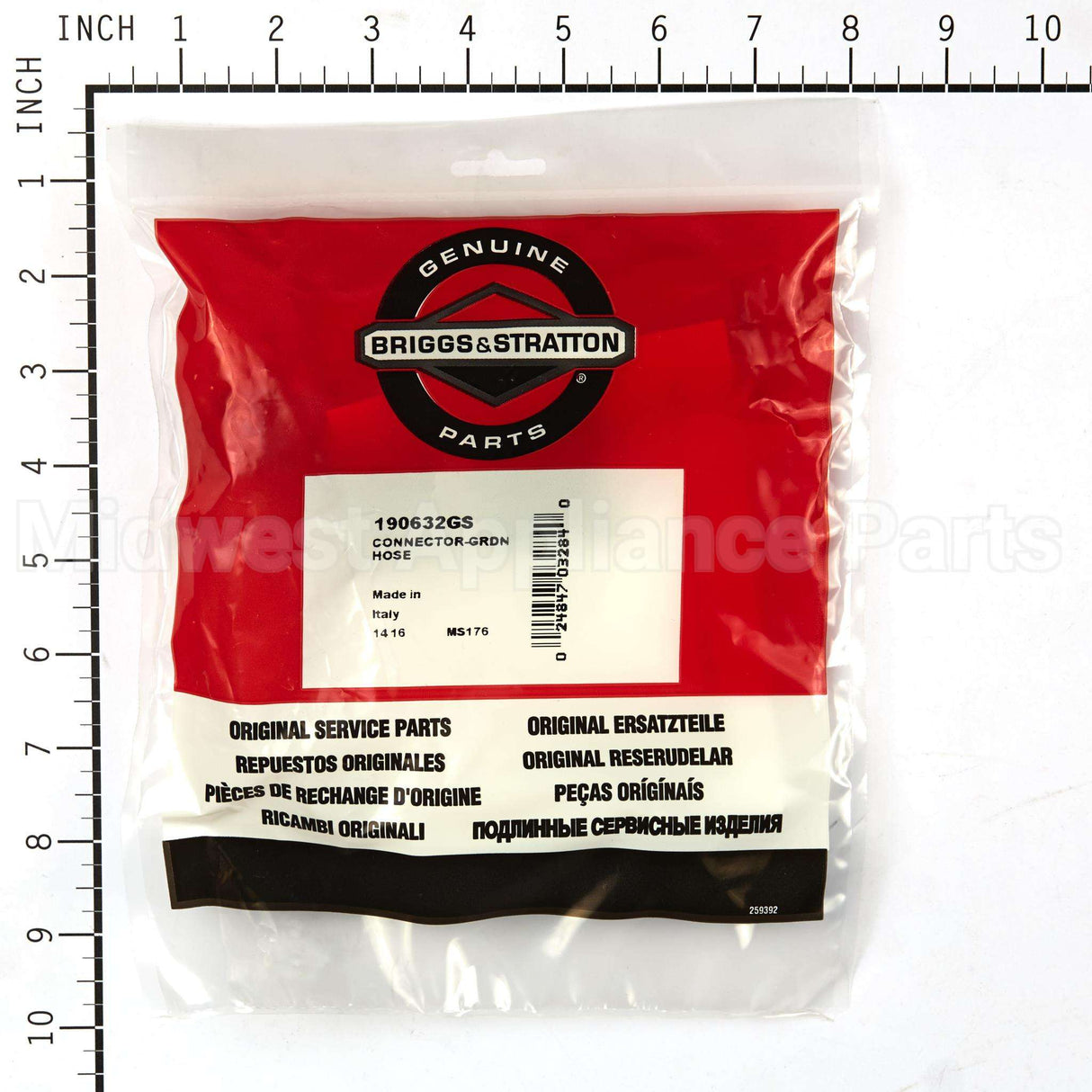 190632GS Briggs & Stratton Connector-Grdn Hose