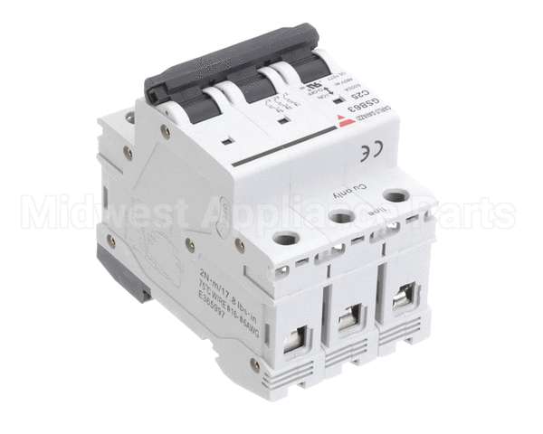 19161 Nieco Circuit Breaker, 277/480V, 25A, 3 Pole