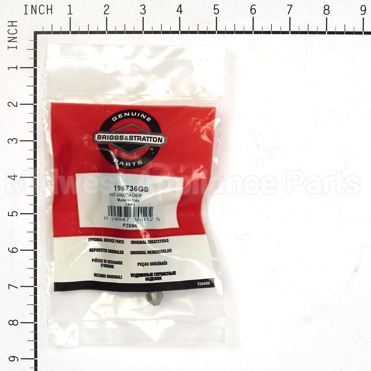 198736GS Briggs & Stratton Kit-Unloader