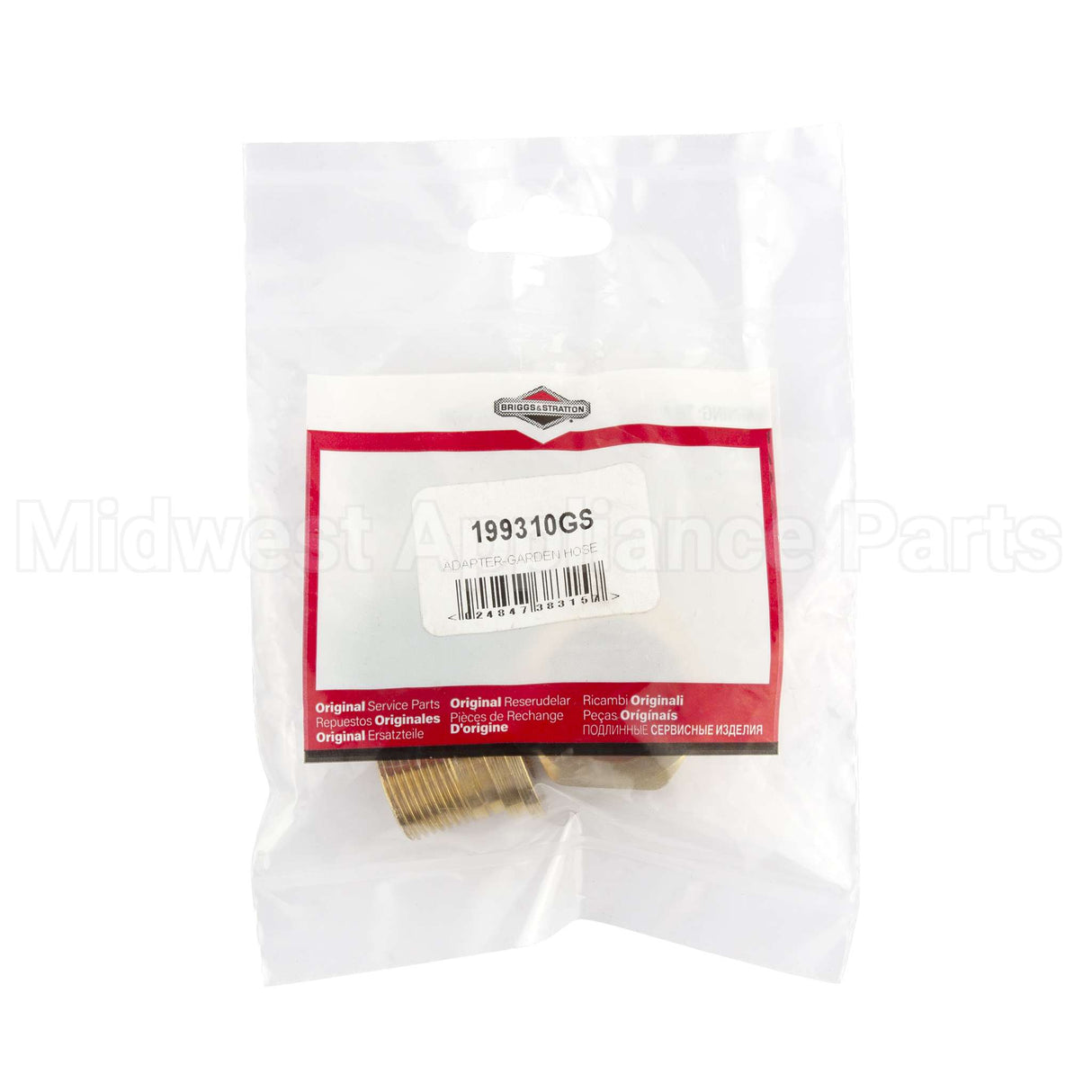 199310GS Briggs & Stratton Adapter-Garden Hose