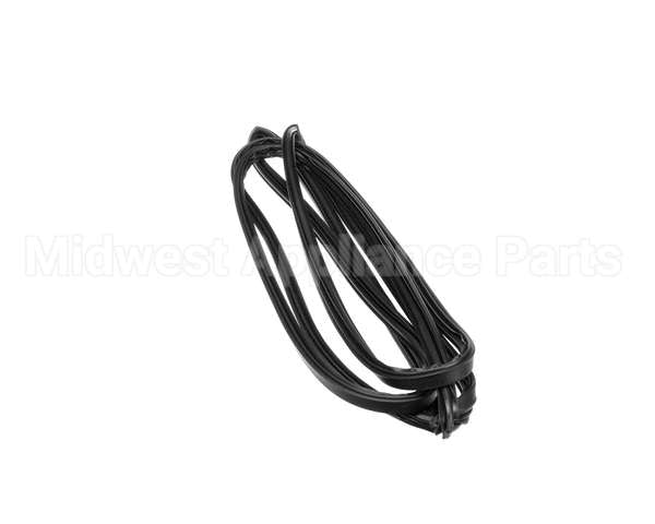 2-627GASKET Continental Refrigeration Ref Black Glass Door Gasket, 60X21X0.625
