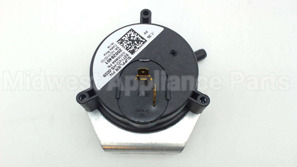 20028401 Amana-Goodman -1.35"Wc Spst Pressure Switch