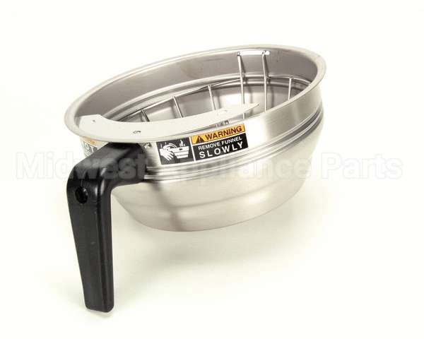 20216.0000 Bunn Funnel Assembly, Sst-Blk Hdl(7.12