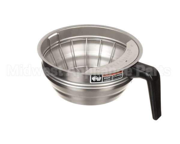 20216.7000 Bunn Funnel Assy,Sst Black Handle(Small)&