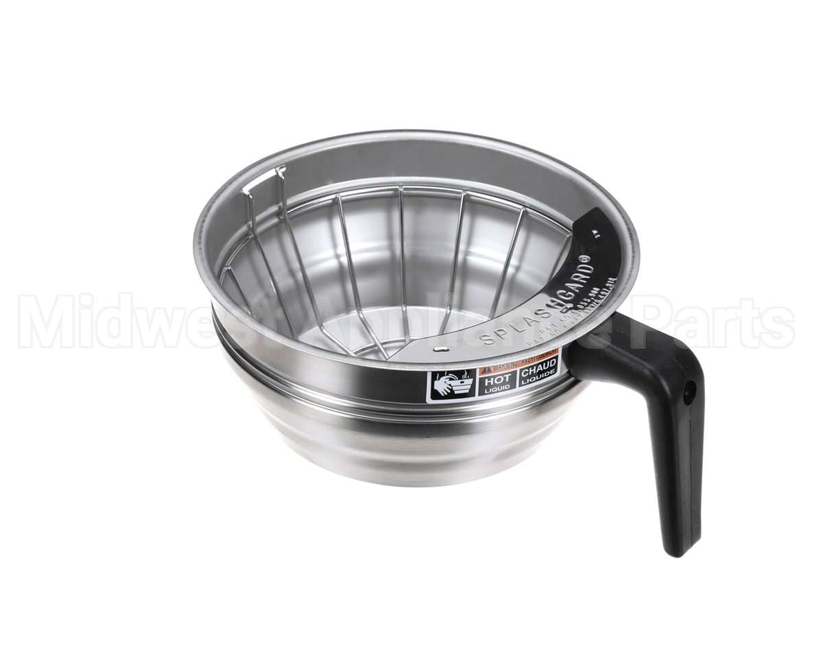 20216.7002 Bunn Funnel Assy,Sst Blk Handle Sm(Tdl-Can)