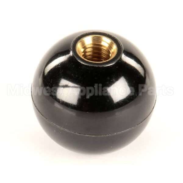 2033-8 Compatible Montague Knob, Round, Carriage, Black
