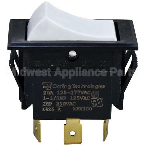 2035600000 Compatible Jade Switch, On/Off/On White Rocker