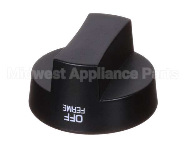 2080 Crown Verity Knob, Black