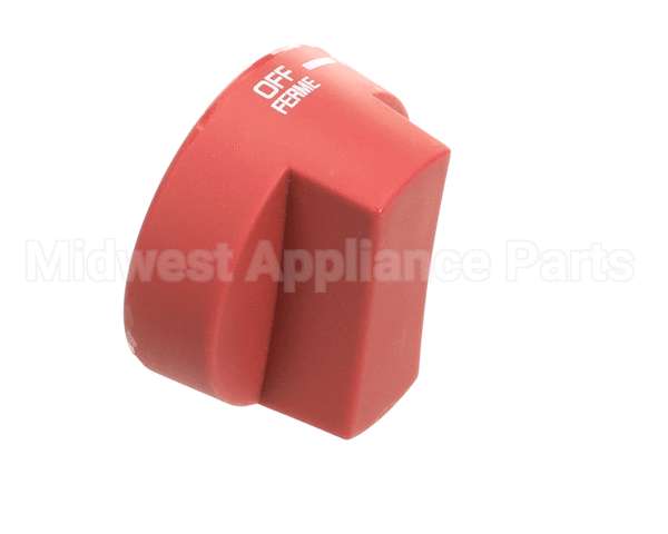 2090 Crown Verity Knob Pilot Round, Red