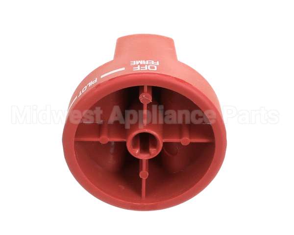 2090 Crown Verity Knob Pilot Round, Red
