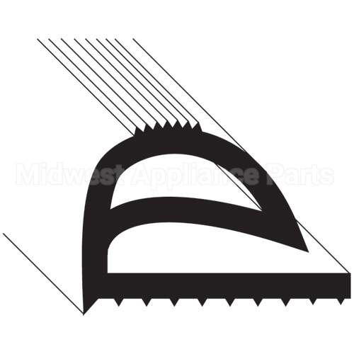 2100010397 Compatible Jade Gasket, Top Drwr, 28-1/2"X6-3/4"