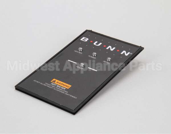 21112.1000 Bunn Panel Assembly, W/Indicator Lamps