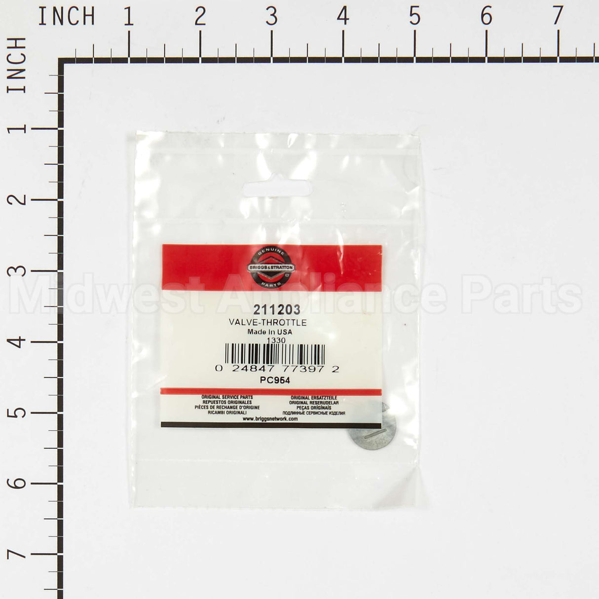 211203 Briggs & Stratton Valve Throttle