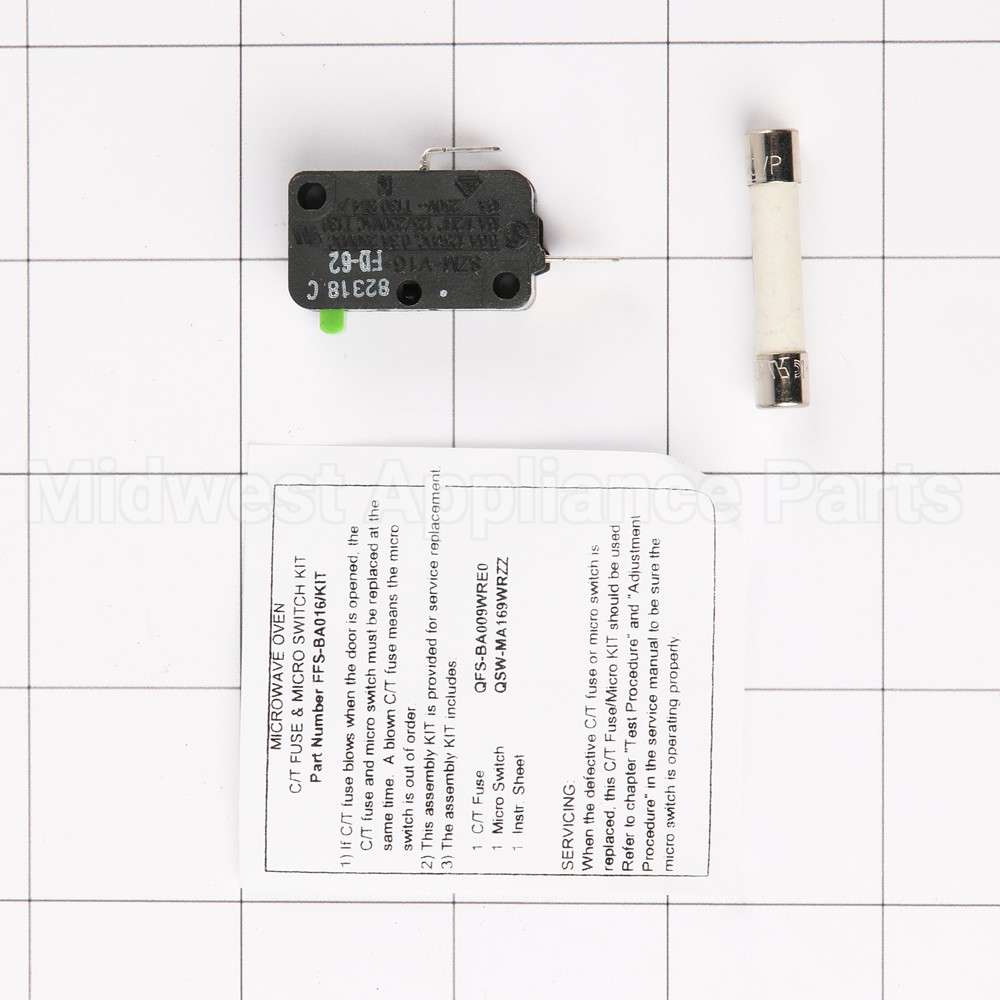 212496 Fisher Paykel Monitor Switch & Fuse Assy
