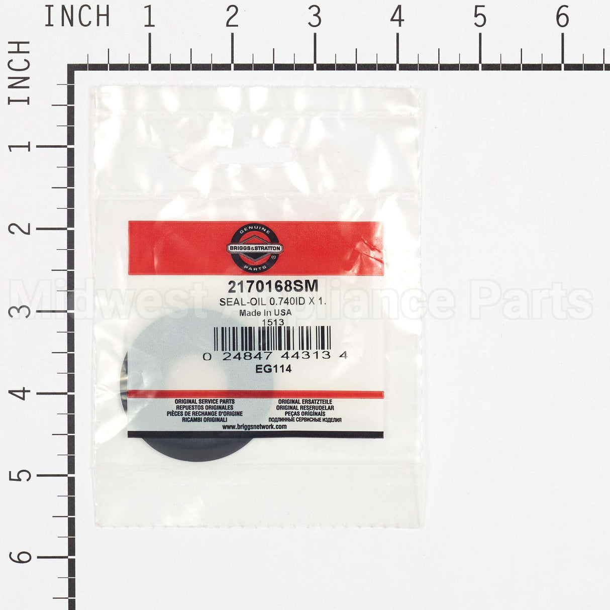 2170168SM Briggs & Stratton Seal-Oil 0.740Id X 1.
