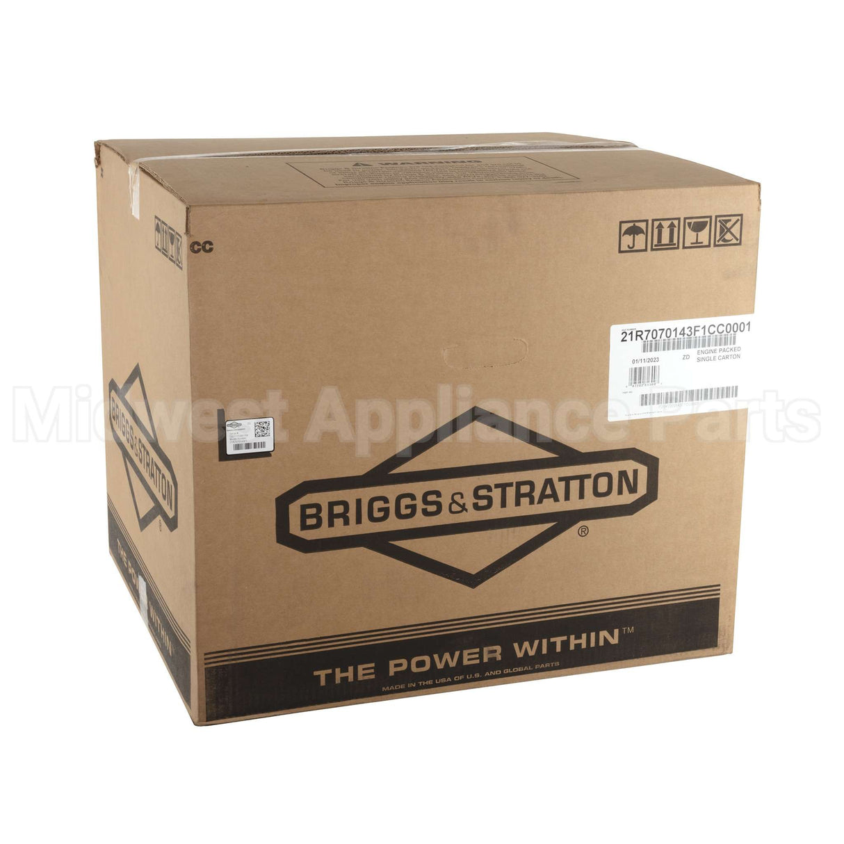 21R707-0143-F1 Briggs & Stratton Engine Packed Single Carton