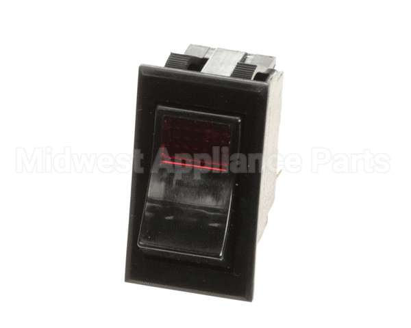 222006 Duke Switch,Full Size Rock Red Dpst On-Off,4
