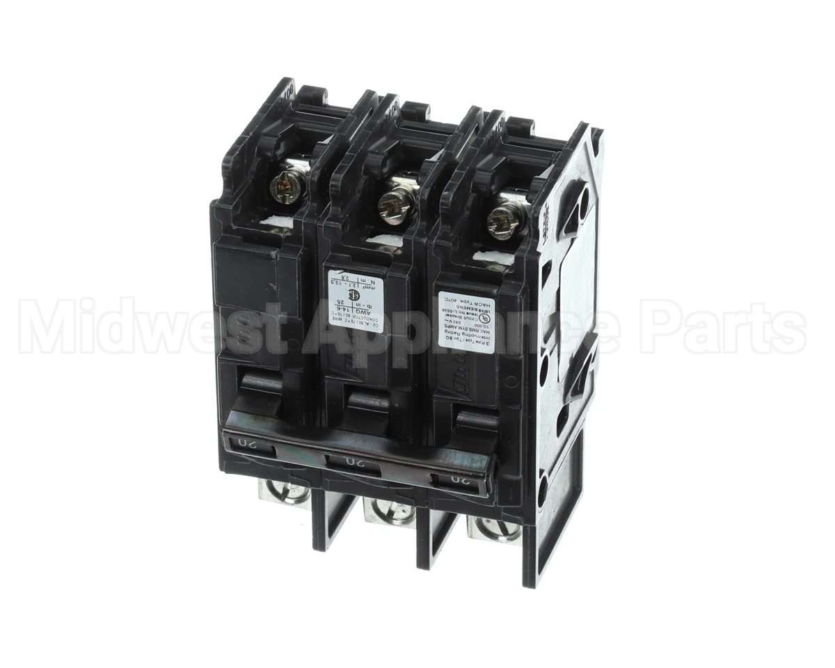 2253020 Heatcraft Refrigeration Circbrkr W/Lugs 20Amp3Pole240V
