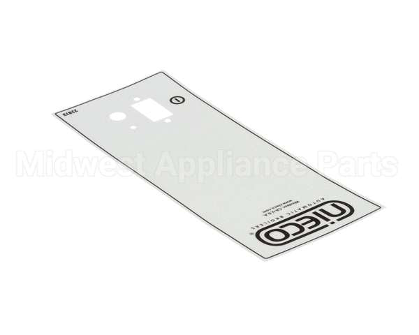 22873 Nieco Label, Control Box Std Jf-G R