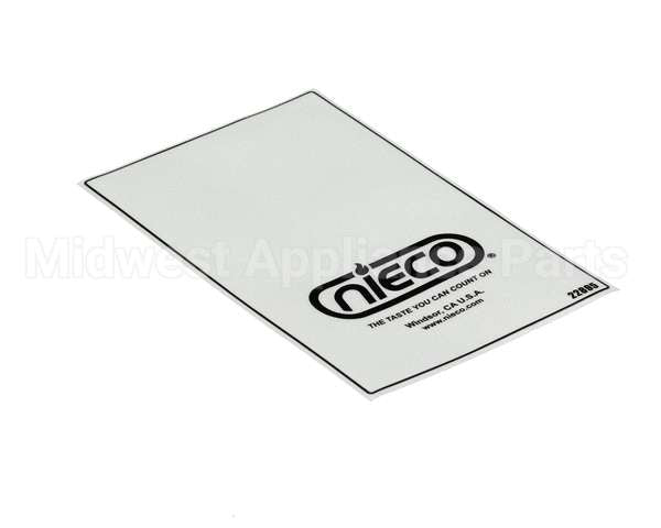 22895 Nieco Label, 1 Blet, Control Box,